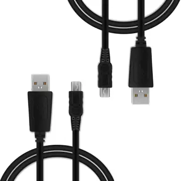 2x USB Data Cable for Safescan 135i 135ix 145i 155-S 155i 165-S 165i 185-S Charger 1m Fast Transfer Charging Cable Mini USB - Black