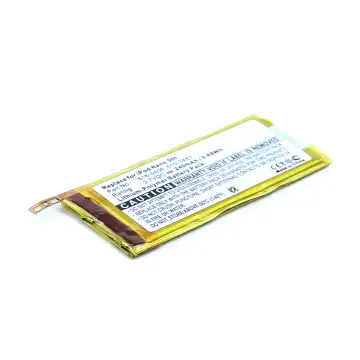 Batteria sostitutiva 616-0406,616-0467,P11G73-01-S01 per Apple iPod nano 5 Gen. A1320 Affidabile ricambio da 240mAh per lettore MP3 MP4 music player