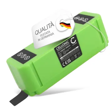 Batteria per iRobot Roomba 980, 960, 671, 675, 681, 896, 696, 680, 615, 691 5200mAh di CELLONIC