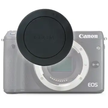 Tappo per corpo macchina per Canon EF-M Mount (EOS M, EOS M3, EOS M5, EOS M6, EOS M10 - RF-4), tieni lontano la polvere dalla tua fotocamera, Coperchio Copertura Cover Cap baionetta, CELLONIC®