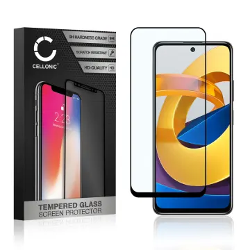 Protector pantalla móvil Xiaomi Poco M4 Pro 5G autoadhesivo de CELLONIC® - Screen protector, (Calidad HD / 3D Case-friendly / 0,33mm / 9H)