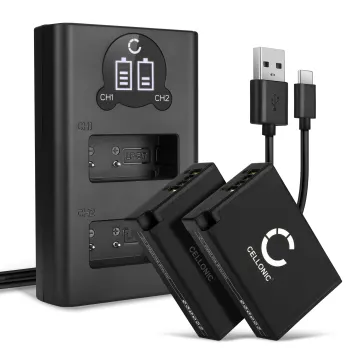 2x Batería para cámaras - LP-E17 950mAh + Cargador Doble LC-E17 Batería de repuesto