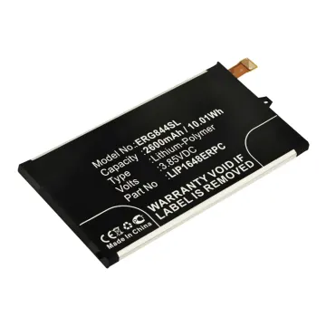 LIP1648ERPC Battery for Sony Xperia XZ1 Compact Smartphone / Phone Battery Replacement - 2600mAh