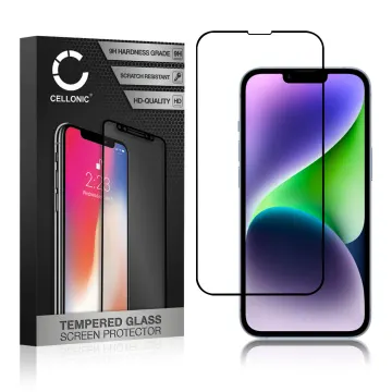 Vervangende screenprotector compatibel met Apple iPhone 14 Plus smartphone (3D Case-friendly, 9H, 0,33mm, Full Glue)