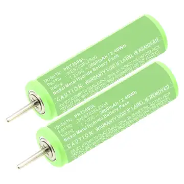 2x Batteria di ricambio WES7038L2506 per Panasonic ES-RT30 ES-RT40 ES-SA40 ES2207P ES3042 Affidabile sostituzione da 2000mAh rasoio spazzolino tagliacapelli elettrico