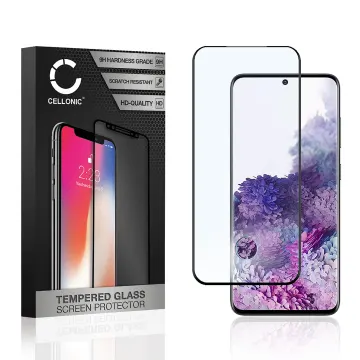 Vetro temperato CELLONIC® per Samsung Galaxy S20 Plus (SM-G986), screen protector (3D Case-friendly 9H 0,33mm Full Glue) nero Pellicola salva schermo per telefono cellulare smartphone