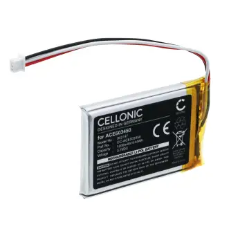 1x Batterie Logitech 383040, 533-000167, Zone 900 533-000167 (400mAh, 3.7V) de CELLONIC