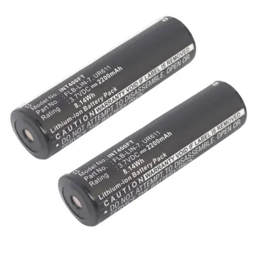 2x Batteria FLB-LIN-7 per Inova T4 (2005, 2006) / UR611, Streamlight 68792 ricambio da 2200mAh per torcia ricaricabile luce lampada faro led