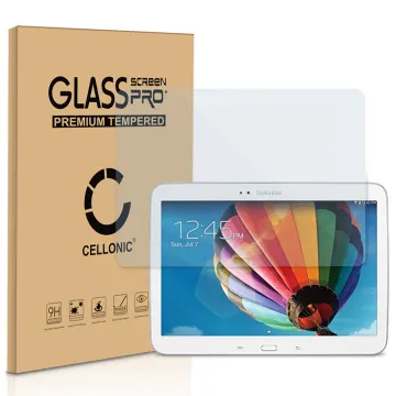 Näytönsuojalasi tablettiin Samsung Galaxy Tab 3 10.1 (GT-P5200 / GT-P5210 / GT-P5220) - 2.5D, 9H, 0.33mm, Full Glue, Läpinäkyvä, CELLONIC