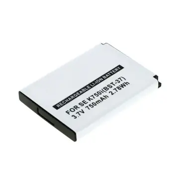 BST-37 Battery for Sony Ericsson W810i / W800i / W550i / W350i / K750i / K610i / J110i / V630i / Z520i Smartphone / Phone Battery Replacement - 750mAh