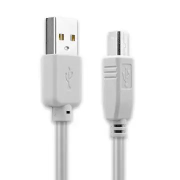 Cable USB B a USB A 2.0 gris de - Cable de datos de 3m para periféricos - Cable USB impresora, fax, impresora código de barras, escáner, impresora láser