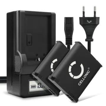 2x PABCM13-1 DMW-BCM13 Camera Battery + Charger Set for Panasonic Lumix DMC-TZ71 TZ70 DMC-TZ61 TZ60 DMC-TZ58 TZ56 TZ55 DMC-TZ41 TZ40 DMC-TZ37 DMC-FT5 1050mAh Replacement Battery LCD Smart Charger