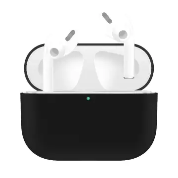 Suojakotelo Apple AirPods Prolle - Musta latauskotelo silikonia, mattapinta