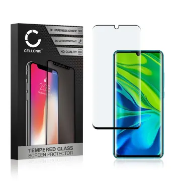 Skærmbeskytter glas til Xiaomi Mi Note 10 / Mi Note 10 Pro - Tempered Glass (HD kvalitet / 3D Full Cover / 0,33mm / 9H)