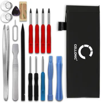 CELLONIC® Phone Battery Replacement for Apple iPhone 5S (A1453 / A1518 / A1528 / A1530 / A1533 / A1457) + 17-Tool Phone Repair Kit - 616-0720 1560mAh