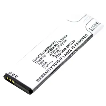 Bateria RTI ATB-1800-SY5530, ATB-900-SY5531, 40-210742-20 1000mAh - , Batería larga duración para controles remotos RTI T1 , T2, T3, T4x Series