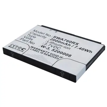 W-3 Battery for Sierra Wireless AirCard 760s / 762s / 763s / 785s 2000mAh Battery Replacement