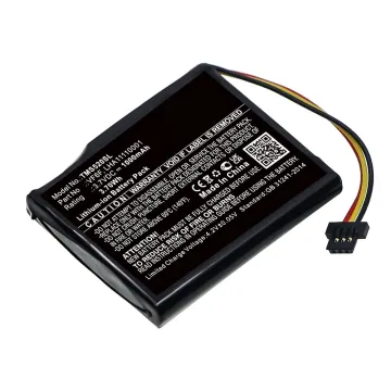 GPS Battery for TomTom Start 52 - 1000mAh VF6F, LHA11110001 Battery Replacement SatNav Sat Nav