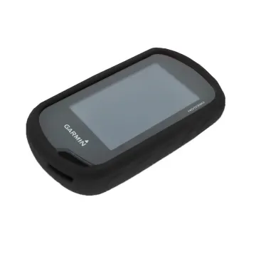 Protezione subtel® silicone compatibile con Garmin Oregon (600, 600t, 650, 650t, 700, 750, 750t) Custodia cover in Silicone assorbi-urti, case per navigatore su bici, bumper nero