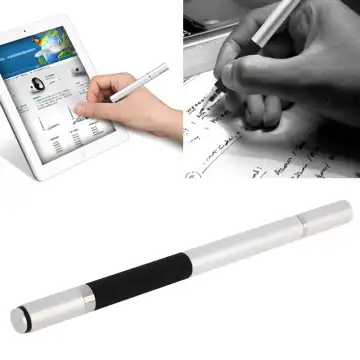 Penne universale per schermo di smartphone, tablet di qualsiasi marca purché sia un display capacitivo, colore argento – Touch pen ideale per scrivere, disegnare e colorare