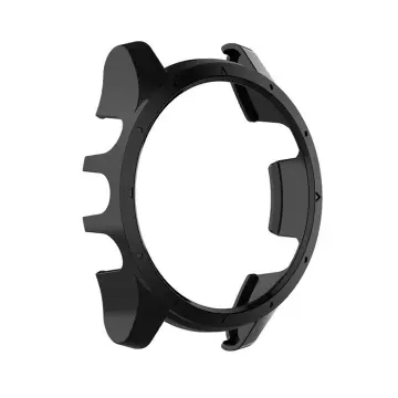 Protezione subtel in TPU per Garmin Forerunner 945 custodia assorbi-urti per smartwatch, nero, cover protettiva di bordi, ghiera, lunette e anse