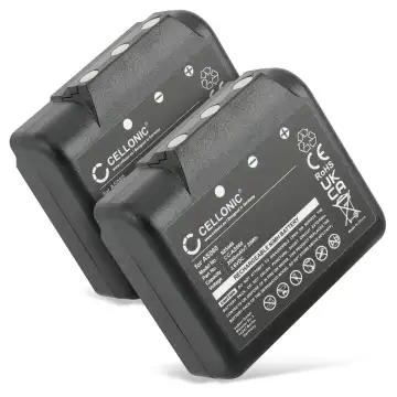 2x Batterie di ricambio AS060 per telecomando IMET BE5500 BE3600 M550 Ares M550S THOR M550S ZEUS AS060 AS083 capacità: 2000mAh compatibile CELLONIC® ampia autonomia, per radicomando ZEUS E THOR