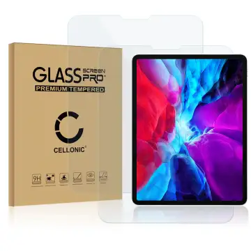 2x Screenprotector compatibel met Apple iPad 12,9 2020 (A2229 / A2233) tablet beeldscherm (3D Case-friendly, 9H, 0,33mm, Full Glue)