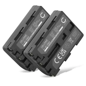 2x Akku kameraan NP-FM30, NP-FM70, NP-QM71, NP-QM91 (1600mAh, 7.4V) tuotemerkiltä CELLONIC