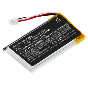 CP-SN40, AHB622540N1 Battery for Sennheiser HD 4.50BTNC, HD 4.40 BT, Urbanite XL, Momentum 2.0, 3.0 600mAh Headphone / Headset Battery Replacement