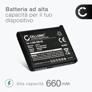 2x Batteria CELLONIC 4-268-590-02 per telefono Panasonic KX-TCA285 KX-TCA385 KX-UDT121 KX-UDT131 Sony Laser Mouse VGP-BMS77 Ricambio affidabile da 660mAh per il tuo fisso/cordless