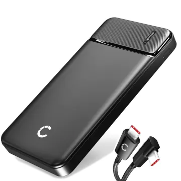 CELLONIC USB Powerbank mit 10000mAh und 4 USB Ports - mobiles Ladegerät, Externer Akku, Schnellladegerät + High Speed USB-C Kabel