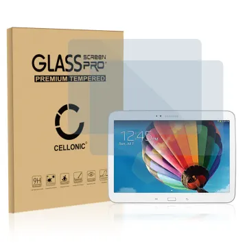 2x Screenprotector compatibel met Samsung Galaxy Tab 3 10.1 (GT-P5200 / GT-P5210 / GT-P5220) tablet beeldscherm (2.5D, 9H, 0.33mm, Full Glue)