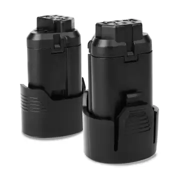 2x Batteria L1215, AEG L1215R, AEG L1220, AEG3520, AEG L1230, AEG 3526 per attrezzo AEG BS 12C, BTS12C, BBH 12C, BS 12C2, Affidabile batteria di ricambio da 2Ah ioni di litio senza effetto memoria per utensili AEG