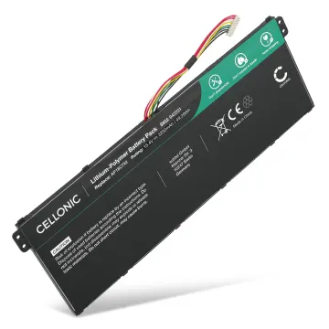 Battery for Acer Spin 5 SP513, SF514, SP513, Spin 3 SP314, TravelMate Spin P4, Swift 3 SF316-51, Swift 5 Pro SF514, ConceptD 3 Pro, Ezel, AP18C7M 15.4V 3200mAh from CELLONIC