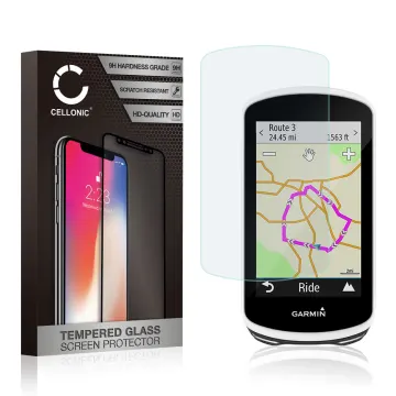 Protector de pantalla para Garmin Edge 1040, Edge 1040 Solar / Edge 1030, Edge 1030 Plus de CELLONIC® - Protector pantalla GPS (Calidad HD / 2.5D / 0,30mm / 9H), GPS Screen protector, Tempered glass, Cristal templado