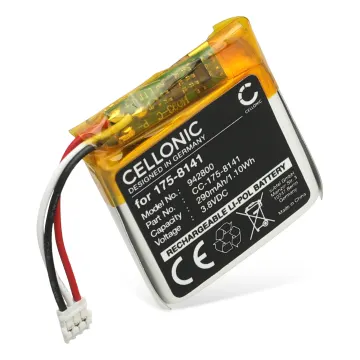 Batterie pour Suunto 9, 9 baro, 175-8141, 100022539 - 290mAh 3,8V  de CELLONIC