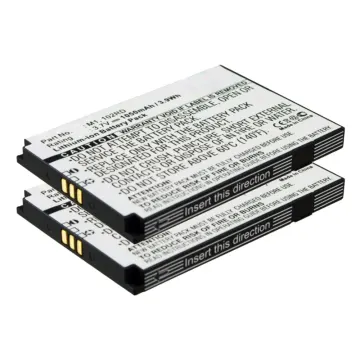 2x Bateria Pure M1, 102RD 1050mAh - , Batería recargable para PURE Move 2500 / Move 2520