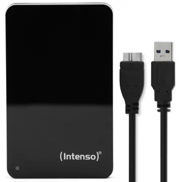 Intenso 1TB disco duro externo Memory Case (USB 3.0, 2,5") negro incl. USB-cable dato 3.0 1000GB