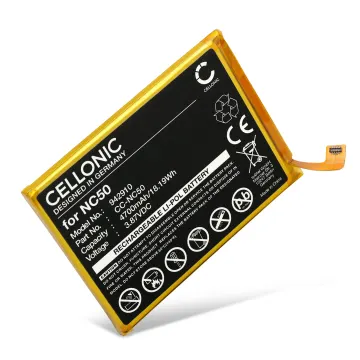 Akku für Motorola Moto G32, Moto G41, XT2167, NC50, SB18D20540 - 4700mAh 3.87V  von CELLONIC