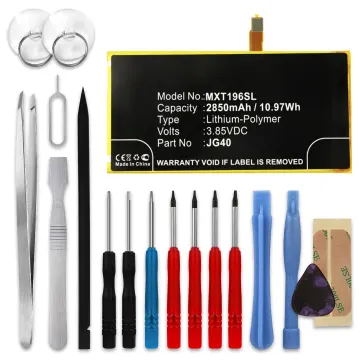 CELLONIC® Phone Battery Replacement for Motorola G7 Plus + 17-Tool Phone Repair Kit - JG40 2850mAh