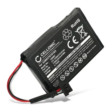Akku navigaattoriin Mitac / Navman Mio Spirit V505 TV, Mio Spirit V735 TV, Mio Moov Spirit V505 TV, Mio Spirit 687 - 1100mAh, 3.6V - 3.7V, 338937010183,M1100 vaihtoakku GPS-laitteeseen
