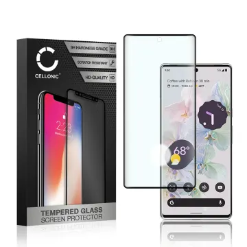 Vervangende screenprotector compatibel met Google Pixel 7 Pro smartphone (3D Full Cover, 9H, 0,33mm, Edge Glue)