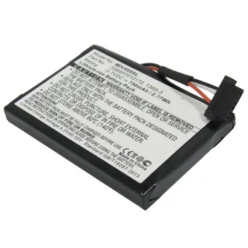 GPS Battery for Mitac Mio 4190 Mio Moov 500 Mio Moov 510 Mio Moov 560 Mio Moov M400 Mio Moov M405 Mio N177 - 750mAh 338937010172,T300-3 Battery Replacement SatNav Sat Nav