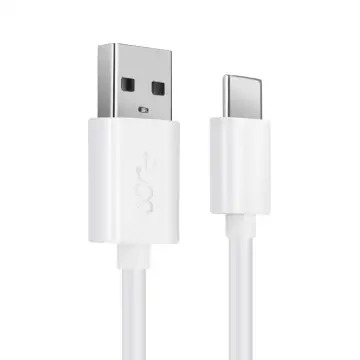 USB C Type C Phone Charger Cable for LG G5, G6, G7, G7 ThinQ, G8 ThinQ, G8S ThinQ 1m Fast Charging 3A Smartphone Data Cable PVC White