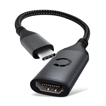 USB-C naar HDMI adapter 4K voor tablets, laptops, smartphones naar monitor, televisie of projector - universele 4K HDMI converter voor video, film of foto's