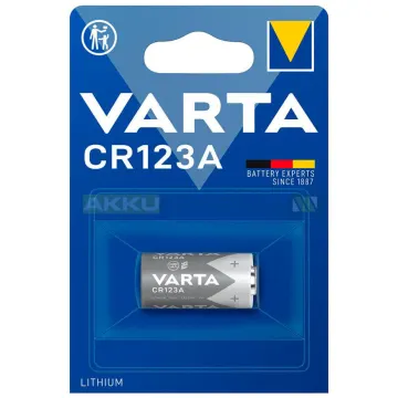 Battery Varta 6205 CR123A / RCR123A / CR17345 123 /  DL123A (x1) Battery