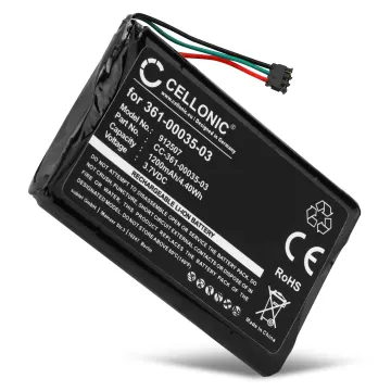 Batterij voor Garmin Edge 810 Touring Nüvi 2597 2595 2595LMT 2497 2495 2495LMT 2475 2455 LM LT LMT LMT-D 1200mAh van CELLONIC