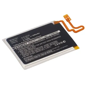 Batterij compatibel met Apple iPod nano 7 Gen. A1446 - 616-0639, 616-0640 200mAh vervangende accu reservebatterij extra energie