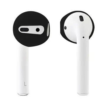 Almohadillas de silicona adecuadas para Airpods - negro, almohadillas antipérdida de silicona adecuadas para Airpods, almohadillas para los oídos