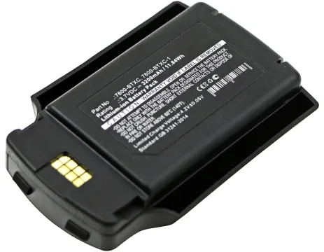 7600-BTEC Battery for Honeywell Dolphin 7600 Dolphin 7600 II MDE Barcode Scanner Battery Replacement - 3200mAh 3.6V - 3.7V Lithium Ion